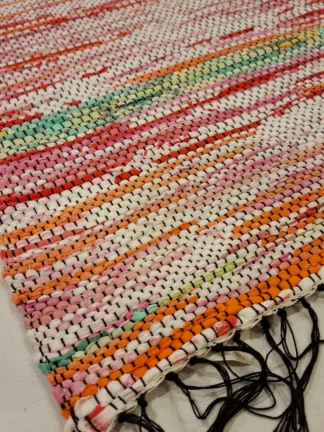 Kaltsuvaip roosa ja rohelisekirju