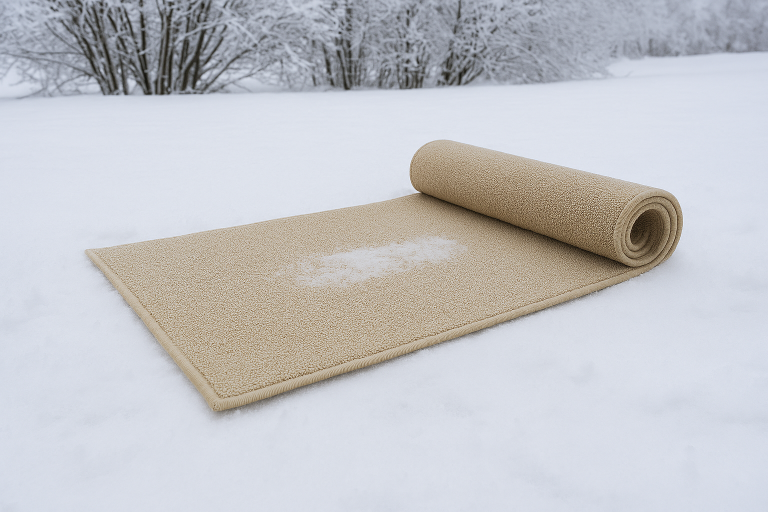 Vaiba puhastamine lumel